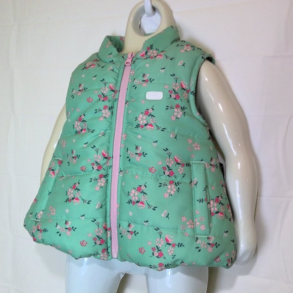 Lee Green Puffer Vest size 3T - Picture 1 of 6